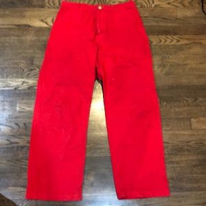 Big bud press red work pants